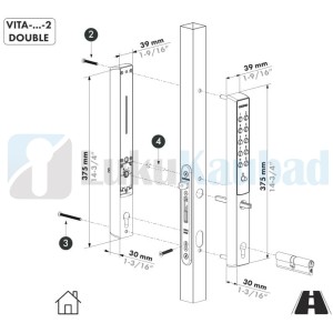 Mehaaniline koodlukk Locinox VITA Mehaaniline koodlukk Locinox VITA